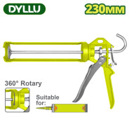 Пистолет для герметика 230 мм  DYLLU DTCG4109