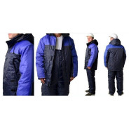 Костюм (куртка+п/к) утепленный "Балтика" (синий+василек Оксфорд) р-р 52-54 рост 170-176, Р...ЛЕОН СПЕЦОДЕЖДА 