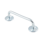 Ручка-скоба 80 мм, белый цинк,  STARFIX SMP-20448-1