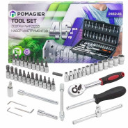 Набор инструмента 46пр. 1/4" (6-гран.)(4-14мм)  POMAGIER POM-2462-46