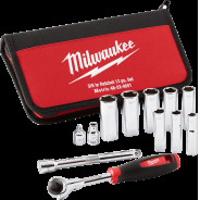 Набор__Торцовые головки 3/8" с трещеткой (12 шт) в сумке, MILWAUKEE ...Milwaukee 48229001