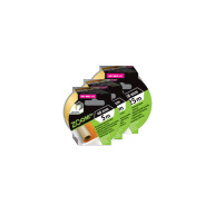 Лента двухсторонняя полипропиленовая клейкая 48mmх10м, желтая  ...ZOOM 02-5-3-002