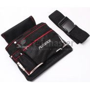 Сумка для инструментов поясная (два кармана + металлические держатели)  ...Forsage F-02R062