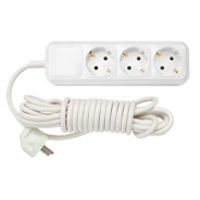 Удлинитель бытовой 3.5м (3 роз., 3.7кВт, с/з, ПВС 3x1.5)  (Макс. мощность - 3700 Вт, ток - 16А)  ...BYLECTRICA У16-3213.5м