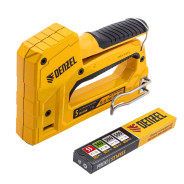 Степлер мебельный, тип 53 и 13, 6-14мм, тип 140, 10-14мм, тип 300, 15мм, тип 500, 15мм  ...DENZEL 40215