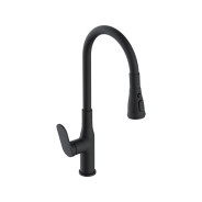 Смеситель для кухни D35, серия  710 черный (Гибкий трехрежимный излив, высота 423 мм)  ...ECONOCE EC0713BL