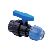 Кран компрессионный внутренняя резьба 20х1/2" для ПЭ трубы  ...РосТурПласт 14392