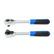 Трещотка реверсивная с резиновой ручкой 1/2'' (L-250mm, 45зуб.)  ...Forsage F-80246