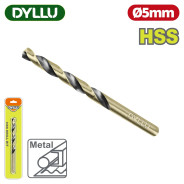 Сверло по металлу HSS 5 мм  DYLLU DTTD1K05