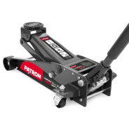 Домкрат подкатной гидравлический двухпоршневой 3т, 75-510мм, низкопрофильный PATRON ...Patron P-T830018