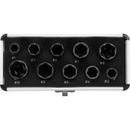 Головки для скрученных гаек 3/8", (набор 10пр.)  YATO YT-06031