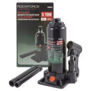 Домкрат бутылочный 5т (h min 185мм, h max 360мм)  Rock FORCE RF-T90504(DS)