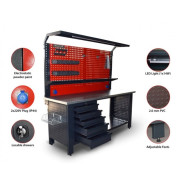 Верстак металический  Rock FORCE RF-01Y0197