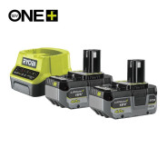 ONE + / Аккумулятор 18В, 4.0А/ч, (2) с зарядным устройством RYOBI RC18120-240X...Ryobi 5133005092
