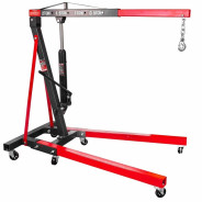 Кран гидравлический, 2т складной, (высота подъема 2200мм, длина стрелы:1000-1570мм)  ...Forsage F-T32002 (из 2-х частей)