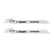 Пилка сабельная по металлу, S711EF, 2 шт.,  GEPARD GP0614-23