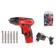 Шуруповерт аккумуляторный BS 4536-1 Li, 3.6В, 3.9Нм, 1АКБ 1.3 А/ч, блистер + набор бит  ...WORTEX BS45361Li0823