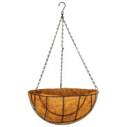 Кашпо подвесное с вкладышем из коковиты, полукруглое, диаметр 35 см PALISAD ...PALISAD HOME 69023