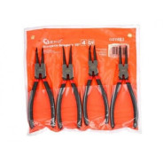 Щипцы-съемник для стопорных колец 250mm (Набор 4пр.)  GEKO G01663