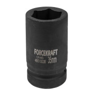 Головка ударная глубокая 1", 35мм (6гр)  FORCEKRAFT FK-48510035