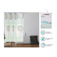 Шторка для ванной, 180x180 см, Secret, цветы  PERFECTO LINEA 36-118005
