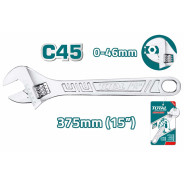 Ключ разводной 375 мм  TOTAL THT1010153