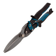 Ножницы по металлу "PIRANHA", 270mm, прямой проходной рез, сталь-СrMo, двухкомп.рук-ки  ...Gross 78329