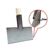 Скребок для снега (ледоруб) 200х110 с дер. черенком ИнструмАгро 