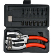 Ручной дырокол для металла с насадками 2-7мм (набор 16пр.)  ...YATO YT-18973