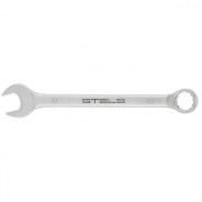 Ключ комбинированный, 22 mm, CrV, матовый хром  Stels 15216