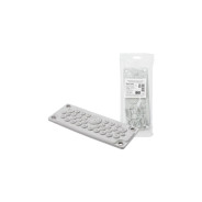 Кабельный ввод мембранный КВМ-35, ТЭП, RAL7035, IP66, 35 вводов  TDM SQ0814-0008