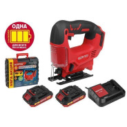 Аккумуляторный лобзик, 18В,  2АКБ 2,0 А/ч, пропил до 65 мм,  CJS 6529 ALL1 МЕГА АКЦИЯ   ...WORTEX 329281