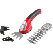 Аккумуляторные ножницы садовые, 7.2В, 1.5А/ч, 8-12см + насадка-кусторез,  ...WORTEX SG721500011