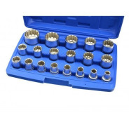 Головки торцевые 1/2", 12гр. 8-32мм, 19пр. CrV,  G13546GEKO 2027