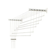 Сушилка для белья алюминиевая 1.8 м, 6 стержней, универсальная лифт  ...PERFECTO LINEA 36-021660