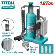 Домкрат гидравлический бутылочный 12 т  TOTAL THT109126