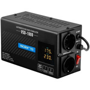 Стабилизатор напряжения Solaris VSD-1000 (1000 В*А, 140-260 В, 2 розетки, настенный монтаж)  ...SOLARIS SL4510-2