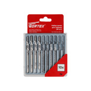 Набор пилок для лобзика универсальный, 10 шт.,  WORTEX WJTS000U11027