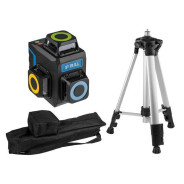 Нивелир лазерный LL 3303 со штативом в кор. (проекция: 3 плоскости 360°. до 60 м. +/- 0.3 mm/м. резь...BULL 1605316