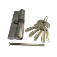 Евроцилиндр CBF-1 80 (35x45) никель (английский ключ)  DORMA 7039000000009