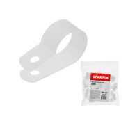 Серьга для кабеля 6 мм белая (100 шт в пакете)  STARFIX SM-65305-100