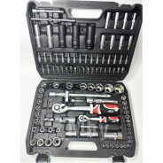 Набор инструмента 1/2", 1/4" (108пр.) с ударными головками 17, 19, 21, 22мм CrV  ...H-D HD-38791