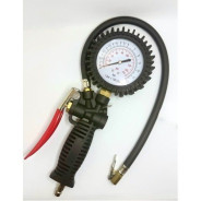 Пневмопистолет с поворотным манометром 12 Бaр  для подкачки колёс PROFI  ...H-D HD-80G