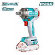 Гайковерт, 1/2'' , 20В, БЕЗ АКБ, 400Нм, 2300 об.мин,    TOTAL TIWLI20401