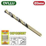 Сверло по металлу HSS 3 мм   (10 шт)DYLLU DTTD89003