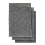 Нетканый абразив P1500 (тип зерна - оксид алюминия/карбид кремния) толщина 5~6 мм (Размер 152х229 мм...Гамматест MMT1500