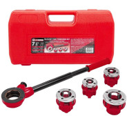 Клупп трубный со сменными плашками 9пр.  FORCEKRAFT FK-323112