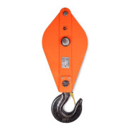 Блок монтажный однорольный с крюком HQG(L) K1-10.0 т с откидной щекой (G)  ...TOR 115101