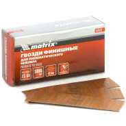 Гвозди финишные (шпильки) 23GA для пн. нейлера финишного диам. 0.64 mm длина -18 mm, 5000 шт  ...Matrix 57673