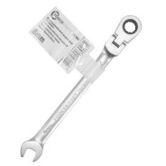 Ключ комбинированный трещоточный с шарниром 8мм  FORCEKRAFT FK-75708F